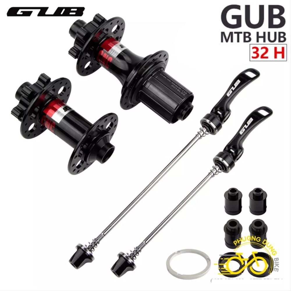 Moay ơ (Đùm) Hub xe đạp GUB 32 Lỗ / 36 Lỗ - Cối nỗ