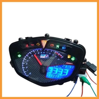 đồng hồ điện tử uma Lắp Cho Sirius/ Exciter 2006 - 2010, màu sáng long lanh, lấp lánh khi đêm về....