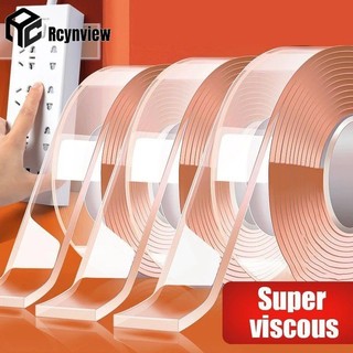 Băng Keo Hai Mặt Trong Suốt Siêu Dính Chống Thấm Nước 1 / 2 / 3 / 5m Có Thể Giặt Rửa Và Tái Sử Dụng