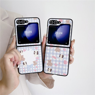 Ốp Điện Thoại Da PU Chống Sốc Họa Tiết Hoạt Hình Cho Samsung Galaxy Z Flip 3 4 5 Z Flip5 ZFlip5