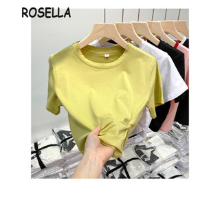 Rosella áo phông áo thun nữ croptop baby tee Trendy Phong cách Xu hướng Đơn giản WTX2410P08 4Z240127