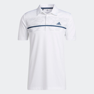 adidas Đánh gôn Áo Polo Họa Tiết Primegreen Nam trắng H36255