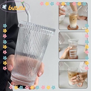 Cốc thủy tinh uống sữa 375ml có nắp đậy tiện dụng