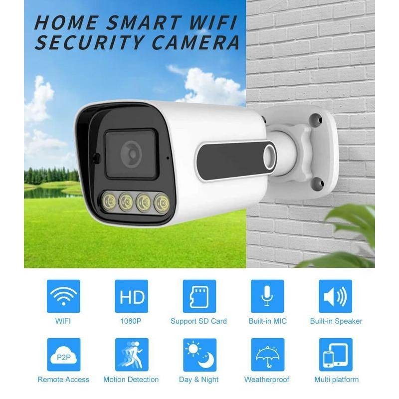 4mp 5MP 8MP POE IP Camera Âm Thanh Ngoài Trời POE H.265 Camera Quan Sát Nhà Đèn Kép Tầm Nhìn Ban Đêm