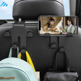 Hot Tựa lưng ghế ô tô Ẩn móc treo đa chức năng Móc treo sắp xếp lưu trữ: Ghế sau ô tô đa năng Tựa đầu có thể tháo rời Móc nhỏ