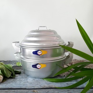 Xửng hấp xôi, nồi hấp nhôm thanh hiền, kim sang cao cấp hấp xôi, hấp bánh bao, hấp cá... size 22-24-26-28-30-32cm