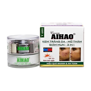 Kem AIHAO Trắng Da Mờ thâm - Giảm mụn (3 in 1)36gr Ban ngày
