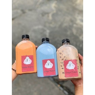 Combo 50 Chai Nhựa Dẹp Vai Bầu 250ml Dày Dặn. Chai Dẹp Tròn. NHỰA HUYSUN