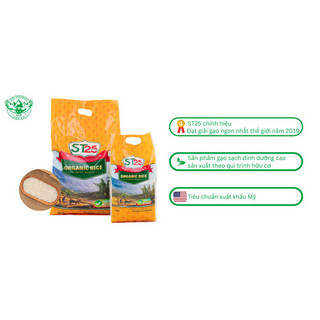 Gạo ST25 hữu cơ 2kg

