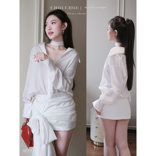 Đầm Sơmi Nơ Dài Chouchou