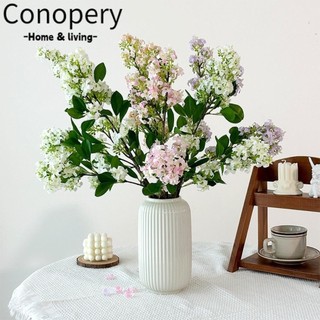 Conopery hoa nhân tạo, hoa trang trí linh hoạt nhiều màu, đạo cụ chụp ảnh lilac 74cm hoa giả nhà