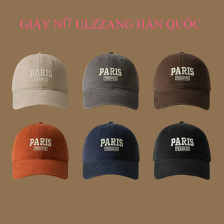 Mũ lưỡi trai nam nữ thêu nổi PARIS mẫu mới