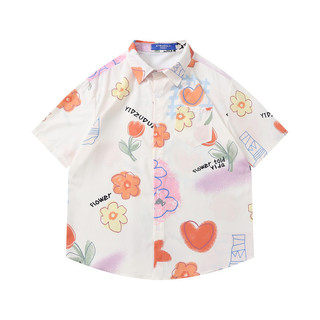 Phong Cách Dễ Thương Cặp Đôi Mặc Mùa Hè 2024 Phong Cách Mới Áo Sơ Mi Hoa Cardigan Áo Sơ Mi Tay Ngắn Bé Trai Hawaii Áo Sơ Mi Phong Cách Kỳ Nghỉ Áo Sơ Mi Tay Ngắn Năm Điểm Áo Sơ Mi Bé Trai Áo Sơ Mi Hoa Lỏng Lẻo Hiệu Suất Costu