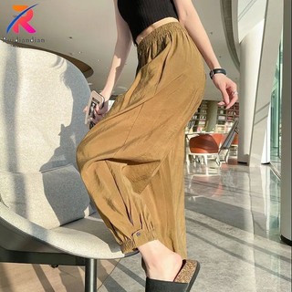 Ruidiandian 2024 Mới Cao Cấp Thể Thao Quần Nỉ Buộc Mắt Cá Chân Rời Quần Crop Thường Ngày Cho Nữ