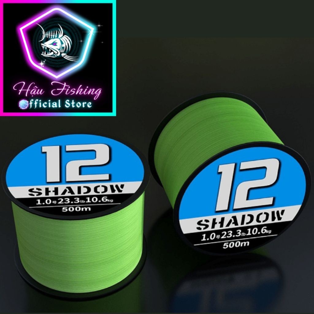 Cuôn 300m Cước Câu Cá PE X12 Shadow Chính Hãng