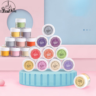 Shaniabelle Bột Nướng Bánh Fondant Bánh Sinh Nhật Toped Chocolate Mousse Dầu Bột 96 Màu Nguyên Liệu Làm Bánh-Xanh & Vàng
