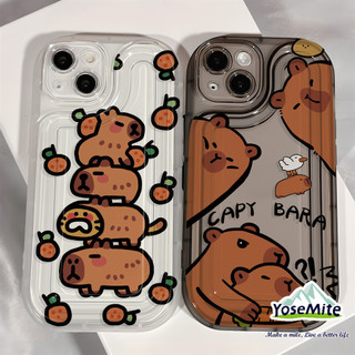 Cá nóc động vật hoạt hình dễ thương Ốp lưng iPhone cho 14 XR 13 11 12 Pro Max 8 7 6 6S Plus X Xs Max Se 2020 13 12 11 Túi khí chống rơi hình silicon trong suốt
