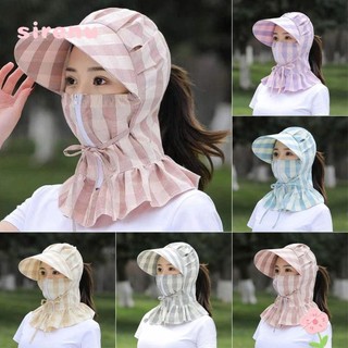Mũ chống nắng SIRENU Mũ chống nắng cổ đuôi ngựa Mũ chống nắng vành rộng