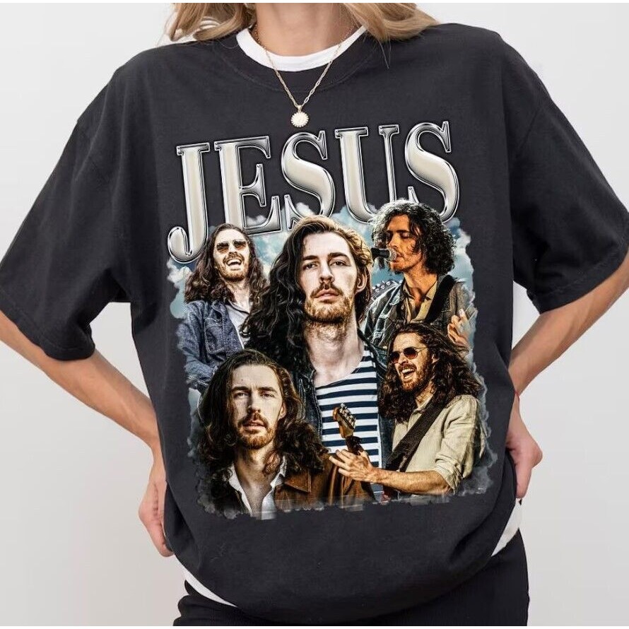 2024 bánh quế cho bạn bè Áo sơ mi Hozier Chúa Giêsu, Hozier Fan Hozier Unreal Unearth, Mọi kích cỡ x