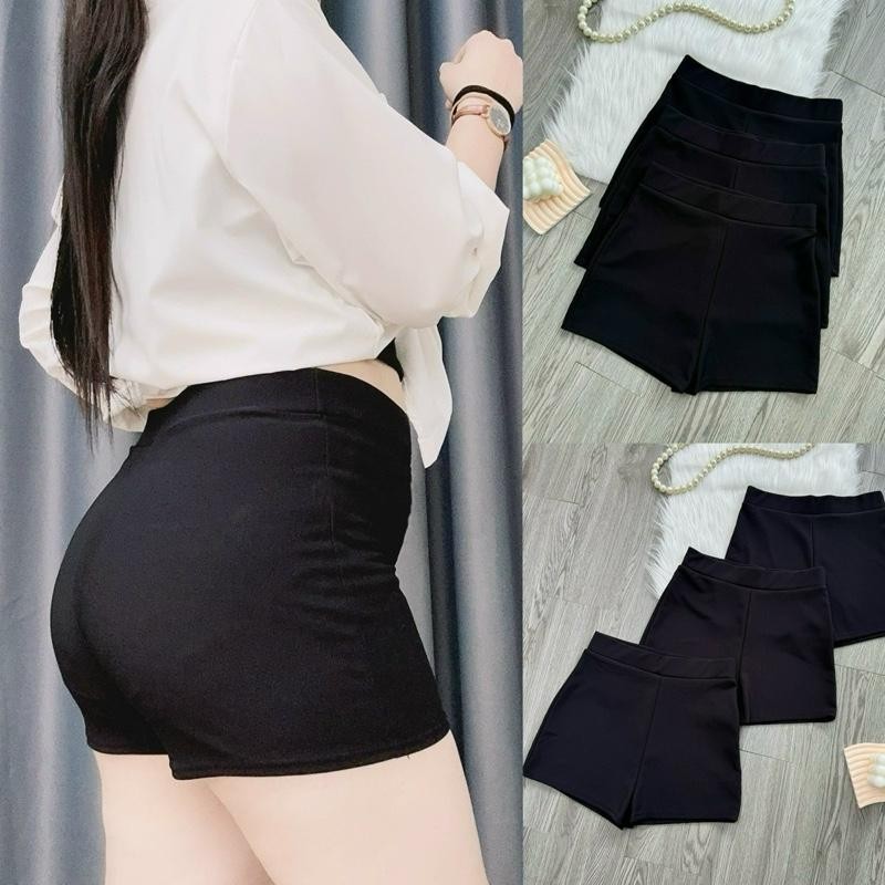 Quần Short Biker Bigsize Nữ Co Giãn Phong Cách Đơn Giản Màu Basic Tôn Dáng Ôm Dễ Phối Q529