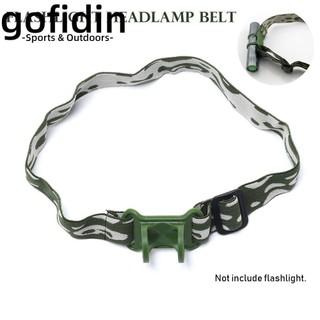 gofidin đeo đầu gắn đèn pin màu xanh camo xoay được 360 độ tiện dụng