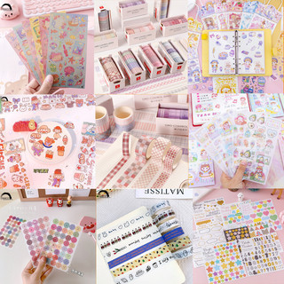 Sticker tự dính trang trí sổ tay diy