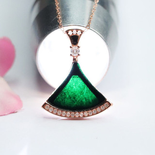 Mặt Dây Chuyền Bạc 925 Đính Đá Ngọc Bích Đen Tự Nhiên Sang Trọng1040803
