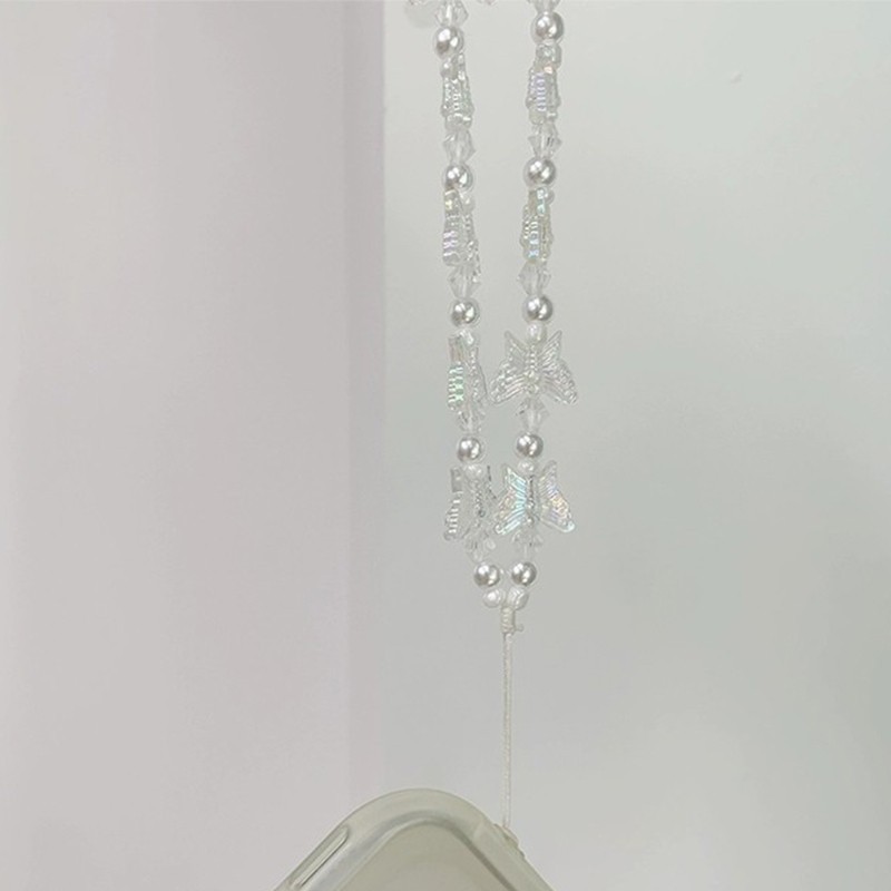 Pha lê Bướm Điện thoại Vòng đeo điện thoại Dây buộc Airpods Dây buộc Chìa khóa Dây buộc Điện thoại Trang trí Ngăn-BA | BigBuy360 - bigbuy360.vn