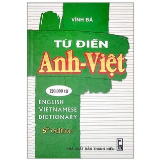 Sách từ điển anh - việt 120.000 từ