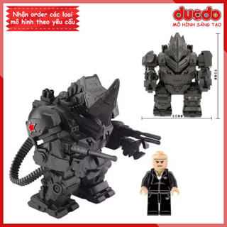 Bigfig siêu giáp tê giác Rhino - Đồ chơi Lắp ghép Xếp hình Mini Minifigures Big fig X01