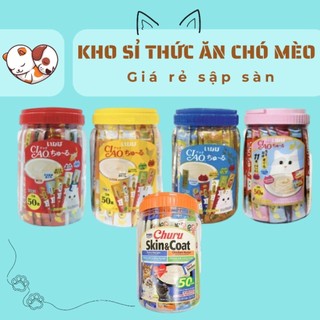 Súp thưởng dinh dưỡng cho mèo mọi lứa tuổi Ciao Thái hộp 50 thanh