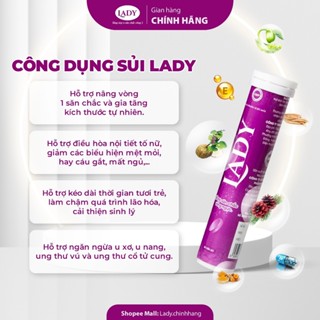 Viên sủi nở ngực LADY Giúp tăng vòng 1 săn chắc an toàn