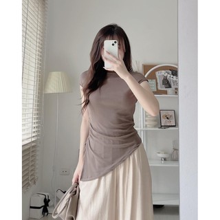 Áo thun vạt chéo triết eo có dây rút eo 168.fashion Aothuntrieteo135/P4K14
