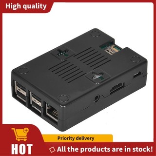 Ốp lưng Raspberry Pi 3 Model B, Vỏ bảo vệ cho Raspberry Pi 3, Raspberry Pi 3 Model B KHÔNG bao gồm (Đen)