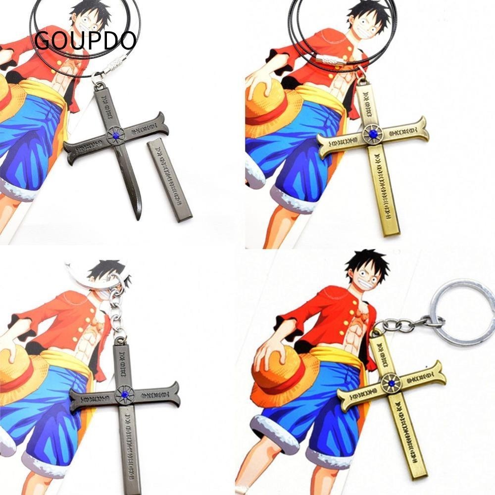Anime One Piece Unisex Hợp Kim Vintage Vòng Cổ Chữ Thập