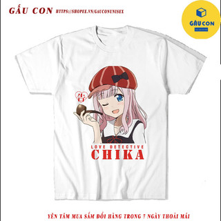 HOT Áo thun Kaguya-sama Love is War Chika Detective ngắn tay