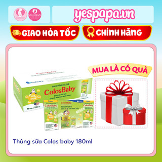 Thùng 48 hộp colos baby tăng đề kháng 180ml – me&beyespapa