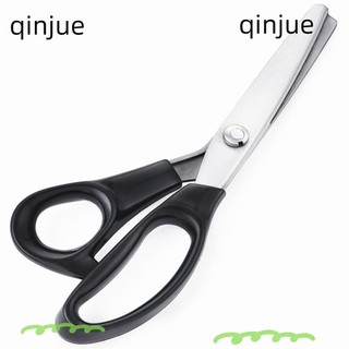 Qinjue kéo cắt vải ren hình tròn răng cưa làm đồ thủ công chuyên nghiệp