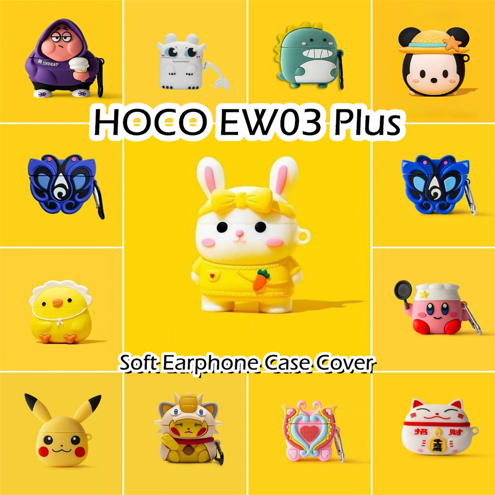[Còn hàng] Dành cho vỏ HOCO EW03 Plus Vỏ tai nghe silicon mềm hoạt hình sáng tạo Vỏ NO.1