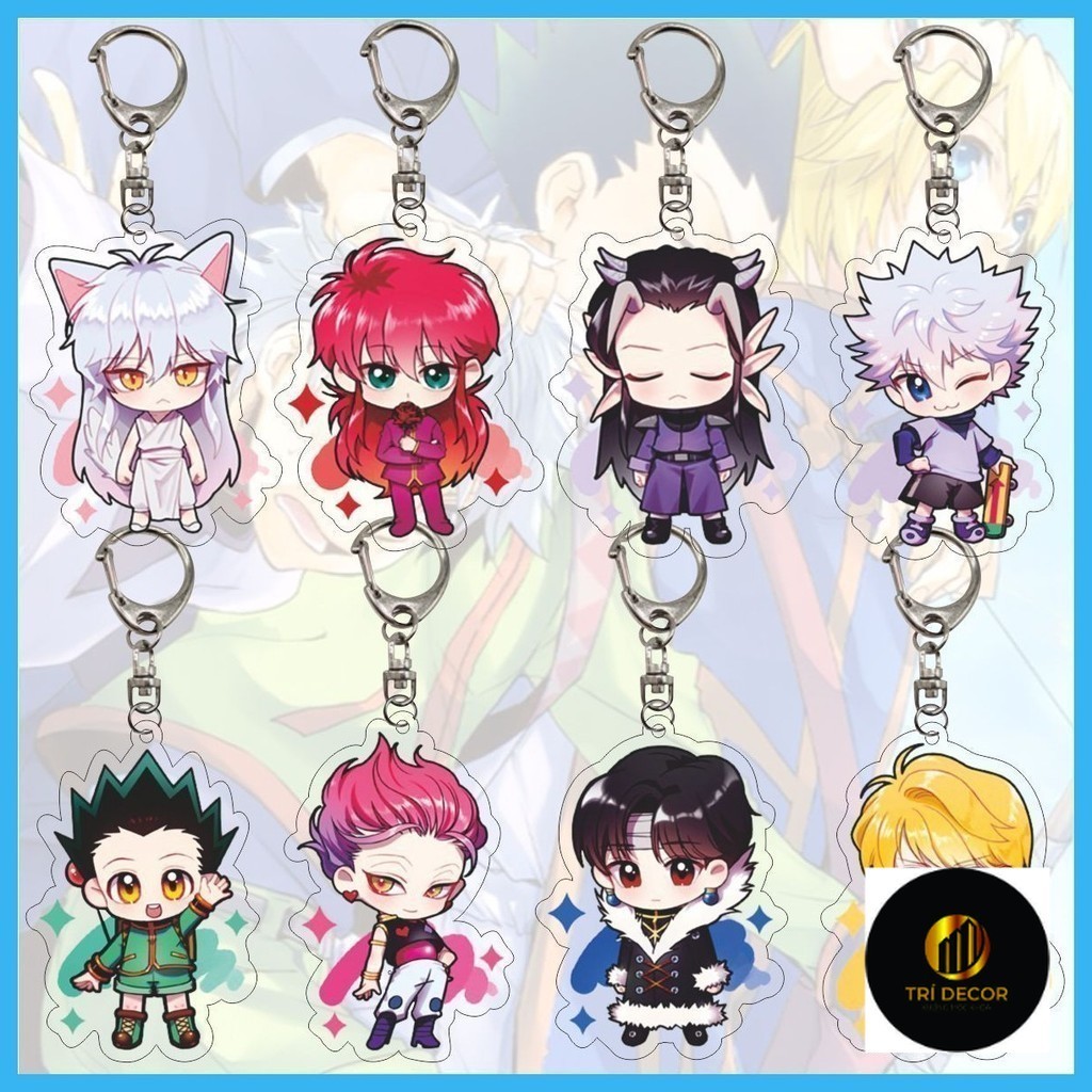 Móc khóa Acrylic HUNTER x HUNTER GON · FREECSS Killua Zoldyck Kurapika Hisoka HUNTER Toàn thời gian 