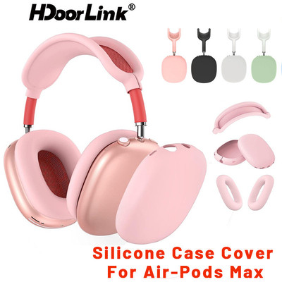 Ốp Lưng Silicon Mềm HdoorLink Cho Air-Pods Max Chống Sốc Chống Trầy Xước Tai Nghe