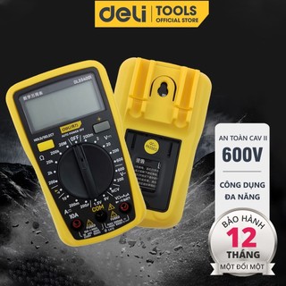 Đồng Hồ Đo Điện Tử Vạn Năng Deli Chính Hãng - Đo Lường Chính Xác, Dễ Dàng Sử Dụng, Màn Hình Hiển Thị Rõ Ràng