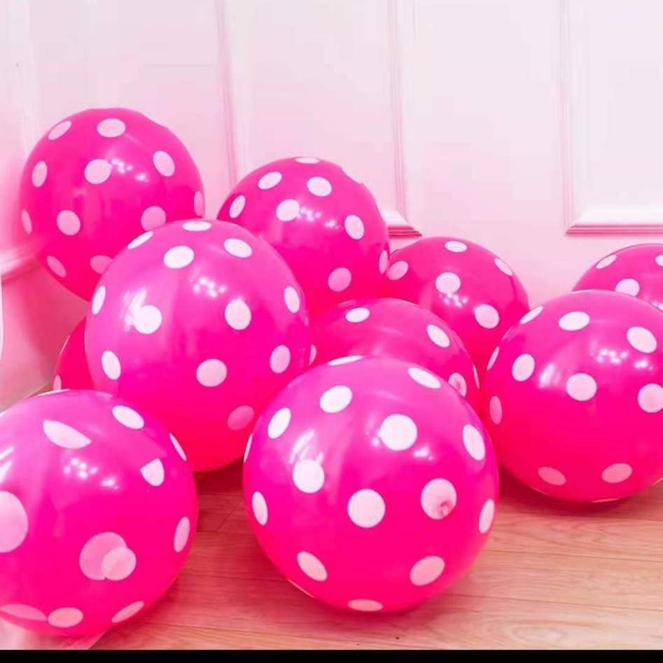 Bóng bay dày 12-inch bóng bay in chấm bi bóng bay sinh nhật ảnh chấm bi bóng bay đám cưới/bóng bay m