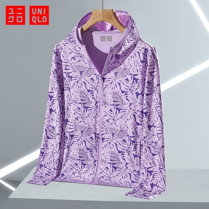 2024 Mới Uniqlo Chống Nắng Áo Khoác Gió Airism UV Bảo Vệ Nam Nữ Chất Lượng Cao Ngoài Trời Chống Nắng