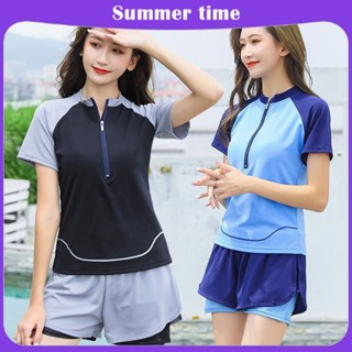 đồ bơi big size nữ 100kg đồ bơi nữ kín đáo đồ bơi nữ 2 mảnh Bộ Đồ Bơi Hai Mảnh Che Bụng Phong Cách Thời Trang Mới đồ đi biển nữ bikini bigsize