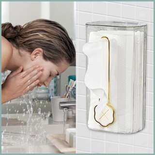 Hộp đựng khăn giấy Hộp đựng khăn giấy Hộp đựng khăn giấy tự dính Ánh sáng sang trọng Trang trí nhà cửa sáng tạo yunvn yunvn