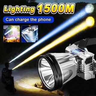 Đèn Pin Đội Đầu PINMU LAMP Siêu Sáng Chống Thấm Nước Cổng SạcUBS Công suất pin 3000MA
