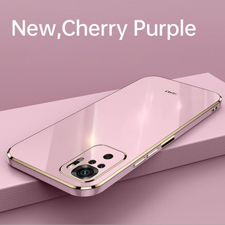 Ốp Lưng Mạ Silicon Mềm Cho Xiaomi Redmi Note 10 10S Pro 4G Chống Sốc Mỏng Bảo Vệ Điện Thoại Di Động Ốp Lưng Có Bảo Vệ Camera
