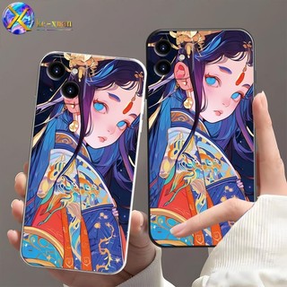 Ốp Điện Thoại Iphone Cô Gái Màu 0011 Tương Thích iphone11promax Ốp Lưng Điện Thoại Chống Sốc Niche Art Bảo Vệ JNYS