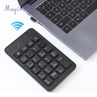 Bàn phím số không dây chống trượt 23 phím Kế toán tài chính cho máy tính PC